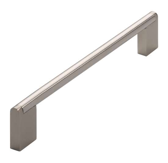Afbeeldingen van Siro Meubelgreep metaal - boorafstand 192mm/L 198mm/H 38mm/B 10mm - RVS 