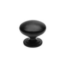 Afbeeldingen van Siro Meubelknop metaal - L 32mm/H 28mm/B 32mm - mat zwart 