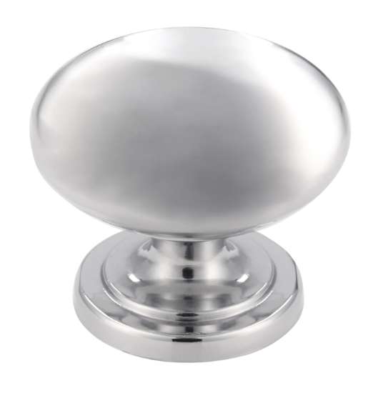 Afbeeldingen van Siro Meubelknop metaal - L 32mm/H 28mm/B 32mm - chroom glanzend 