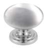 Afbeeldingen van Siro Meubelknop metaal - L 32mm/H 28mm/B 32mm - chroom glanzend 