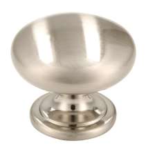 Afbeeldingen van Siro Meubelknop metaal - L 32mm/H 28mm/B 32mm - RVS effect 
