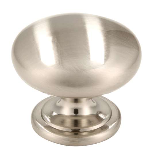 Afbeeldingen van Siro Meubelknop metaal - L 32mm/H 28mm/B 32mm - RVS effect 