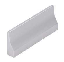 Afbeeldingen van Siro Meubelgreep metaal - boorafstand 32mm/L 52mm/H 20mm/B 7mm - mat aluminium 
