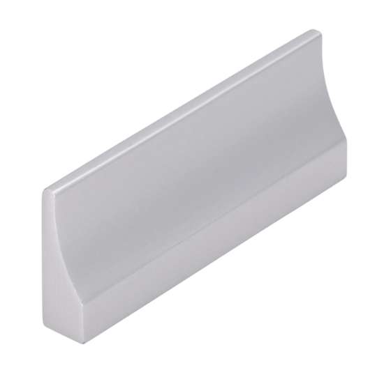 Afbeeldingen van Siro Meubelgreep metaal - boorafstand 32mm/L 52mm/H 20mm/B 7mm - mat aluminium 