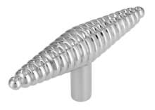 Afbeeldingen van Siro Meubelknop metaal - L 88mm/H 38mm/B 19mm - chroom glanzend 