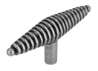Afbeeldingen van Siro Meubelknop metaal - L 88mm/H 38mm/B 19mm - antiek zilver 