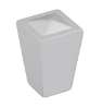 Afbeeldingen van Siro Meubelknop metaal - L 18mm/H 27mm/B 18mm - aluminium 
