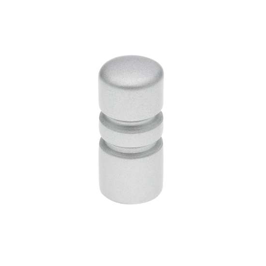 Afbeeldingen van Siro Meubelknop metaal - L 12mm/H 26mm/B 12mm - aluminium 
