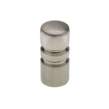 Afbeeldingen van Siro Meubelknop metaal - L 12mm/H 26mm/B 12mm - RVS effect 