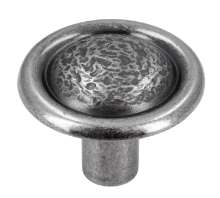 Afbeeldingen van Siro Meubelknop metaal - L 37mm/H 28mm/B 37mm - antiek zilver 