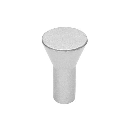 Afbeeldingen van Siro Meubelknop metaal - L 15mm/H 24mm/B 15mm - aluminium 