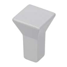 Afbeeldingen van Siro Meubelknop metaal - L 15mm/H 24mm/B 15mm - aluminium 