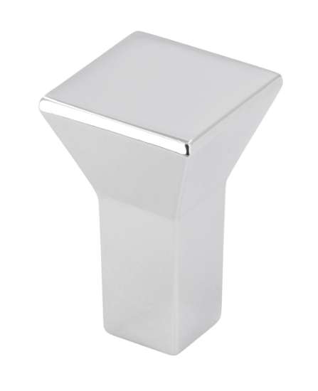 Afbeeldingen van Siro Meubelknop metaal - L 15mm/H 24mm/B 15mm - chroom glanzend 