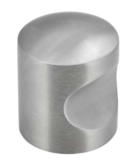 Afbeeldingen van Siro Meubelknop metaal - L 25mm/H 30mm/B 25mm - RVS 
