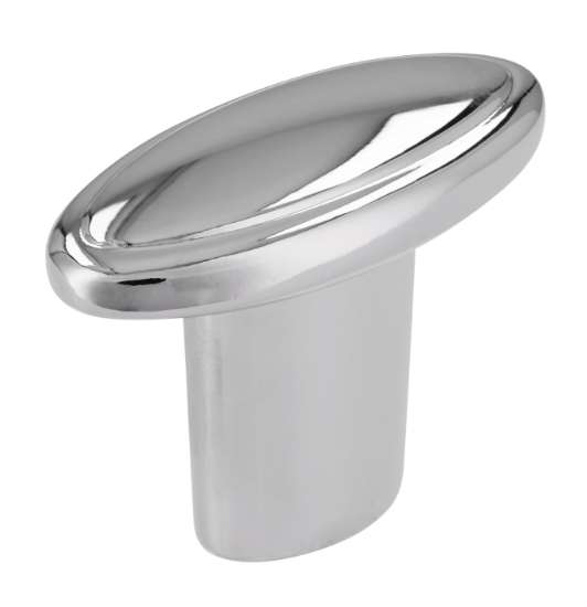 Afbeeldingen van Siro Meubelknop metaal - L 34mm/H 26mm/B 16mm - chroom glanzend 