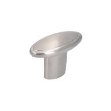 Afbeeldingen van Siro Meubelknop metaal - L 34mm/H 26mm/B 16mm - RVS effect 