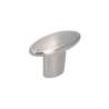 Afbeeldingen van Siro Meubelknop metaal - L 34mm/H 26mm/B 16mm - RVS effect 