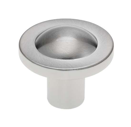 Afbeeldingen van Siro Meubelknop metaal - L 35mm/H 30mm/B 35mm - RVS effect 
