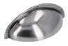 Afbeeldingen van Siro Schelpgreep metaal - boorafstand 64mm/L 85mm/H 27mm/B 31mm - antiek zilver 