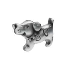 Afbeeldingen van Siro Meubelknop metaal - L 56mm/H 20mm/B 37mm antiek tin 