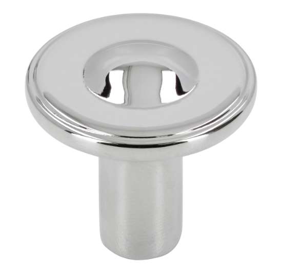 Afbeeldingen van Siro Meubelknop metaal - L 30mm/H 28mm/B 30mm chroom glanzend 