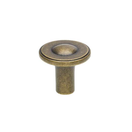 Afbeeldingen van Siro Meubelknop metaal - L 30mm/H 28mm/B 30mm antiek messing 