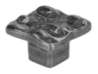 Afbeeldingen van Siro Meubelknop metaal - L 36mm/H 25mm/B 36mm antiek zilver 