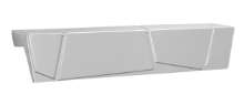 Afbeeldingen van Siro Meubelgreep metaal - boorafstand 128mm/L 157mm/H 21mm/B 29mm chroom glanzend 