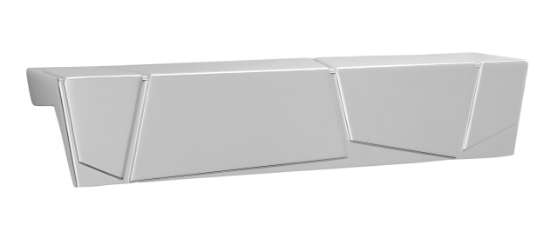 Afbeeldingen van Siro Meubelgreep metaal - boorafstand 128mm/L 157mm/H 21mm/B 29mm chroom glanzend 