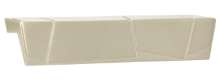 Afbeeldingen van Siro Meubelgreep metaal - boorafstand 128mm/L 157mm/H 21mm/B 29mm RVS effect 