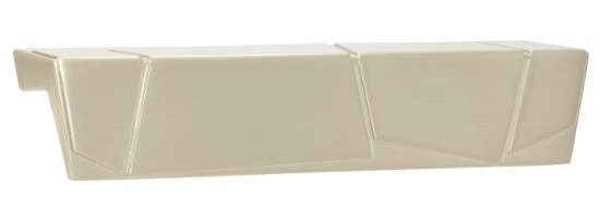 Afbeeldingen van Siro Meubelgreep metaal - boorafstand 128mm/L 157mm/H 21mm/B 29mm RVS effect 