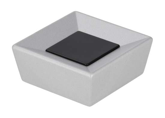 Afbeeldingen van Siro Meubelknop metaal - L 39mm/H 16mm/B 39mm aluminium/zwart 
