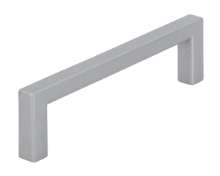 Afbeeldingen van Siro Meubelgreep metaal - boorafstand 96mm/L 104mm/H 28mm/B 8mm aluminium 