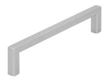 Afbeeldingen van Siro Meubelgreep metaal - boorafstand 128mm/L 136mm/H 28mm/B 8mm aluminium 