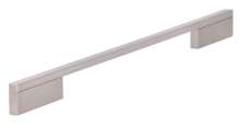 Afbeeldingen van Siro Meubelgreep metaal - boorafstand 288/384mm/L 412mm/H 29mm/B 10mm RVS effect 