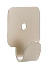 Afbeeldingen van Siro Kapstokhaak metaal - L 41mm/H 15mm/B 30mm nikkel mat 