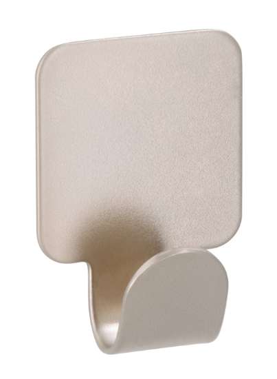 Afbeeldingen van Siro Haak metaal - zelfklevend L 41mm/H 17mm/B 30mm nikkel mat 