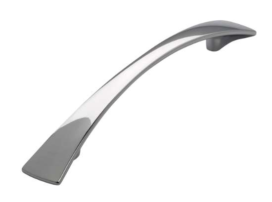 Afbeeldingen van Siro Meubelgreep metaal - boorafstand 128mm/L 184mm/H 24mm/B 22mm chroom glanzend 