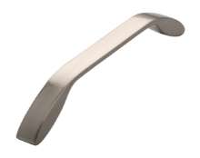 Afbeeldingen van Siro Meubelgreep metaal - boorafstand 160mm/L 177mm/H 30mm/B 15mm RVS effect 