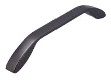 Afbeeldingen van Siro Meubelgreep metaal - boorafstand 160mm/L 177mm/H 30mm/B 15mm mat zwart chroom 