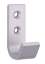 Afbeeldingen van Siro Kapstokhaak metaal - boorafstand 16mm/L 54mm/H 37mm/B 19mm aluminium 