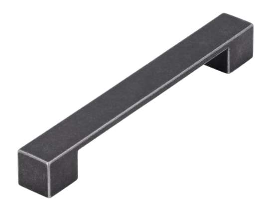 Afbeeldingen van Siro Meubelgreep metaal - boorafstand 160/192mm/L 205mm/H 25mm/B 25mm antiek ijzer 