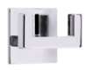 Afbeeldingen van Siro Haak metaal - zelfklevend L 50mm/H 38mm/B 60mm chroom glanzend 