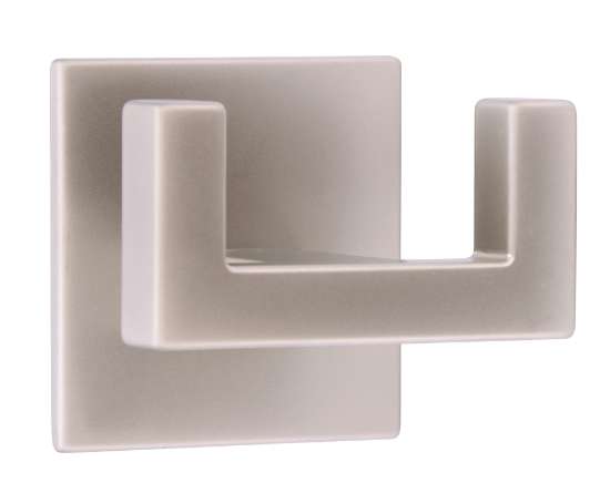 Afbeeldingen van Siro Haak metaal - zelfklevend L 50mm/H 38mm/B 60mm nikkel mat 