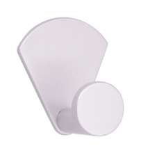 Afbeeldingen van Siro Haak metaal - zelfklevend L 50mm/H 33mm/B 43mm aluminium 