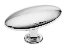 Afbeeldingen van Siro Meubelknop metaal - L 64mm/H 35mm/B 36mm chroom glanzend 