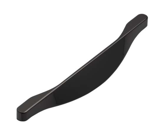 Afbeeldingen van Siro Handgreep metaal - boorafstand 160mm/L 184mm/H 23mm/B 18mm zwart chroom glanzend 