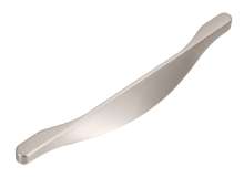 Afbeeldingen van Siro Handgreep metaal - boorafstand 160mm/L 184mm/H 23mm/B 18mm mat RVS effect 