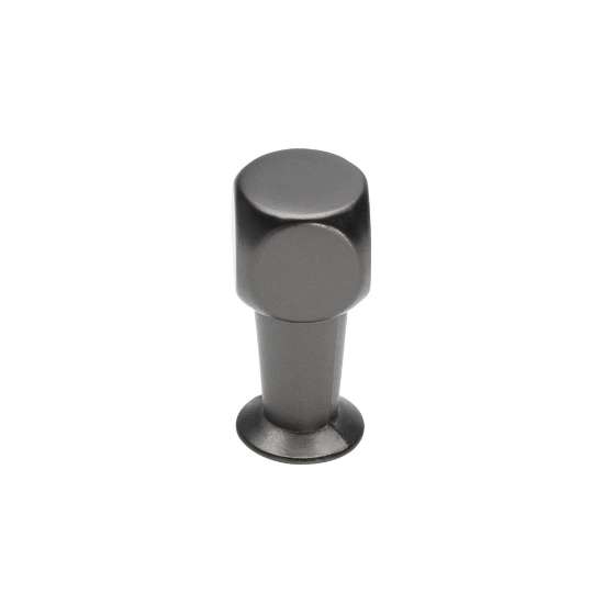 Afbeeldingen van Siro Meubelknop metaal - L 10mm/H 22mm/B 10mm mat zwart chroom 