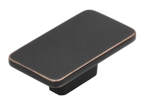 Afbeeldingen van Siro Meubelknop metaal - L 58mm/H 22mm/B 33mm antiek koper 